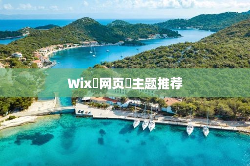 Wix‌网页‌主题推荐